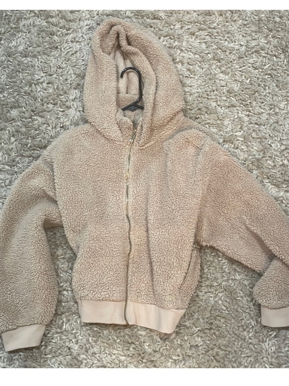 Calvin Klein Tan Teddy Hoodie
